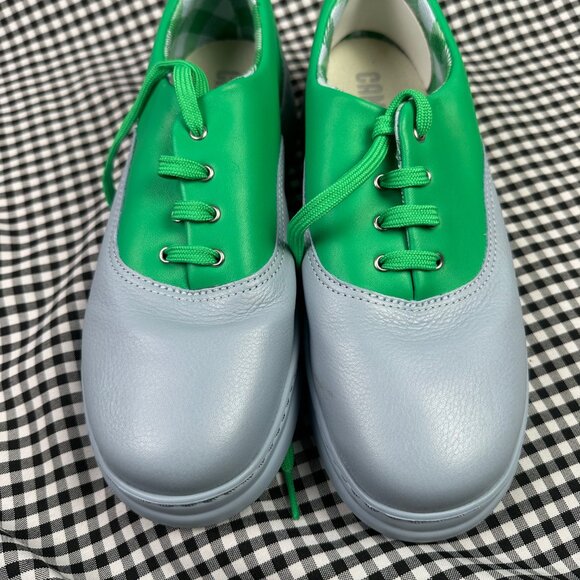 CAMPER Runner Up Blue Green Maximalist Colorful Sneakers EU 39 / Women's 8.5 - Picture 2 of 5